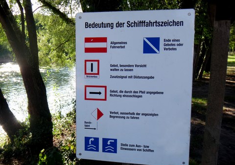 Wichtige Schifffahrtszeichen